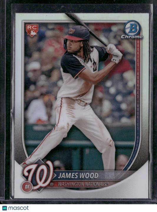 2025 Bowman Chrome JAMES WOOD #29 Rookie Red Shield BUYBACK RC