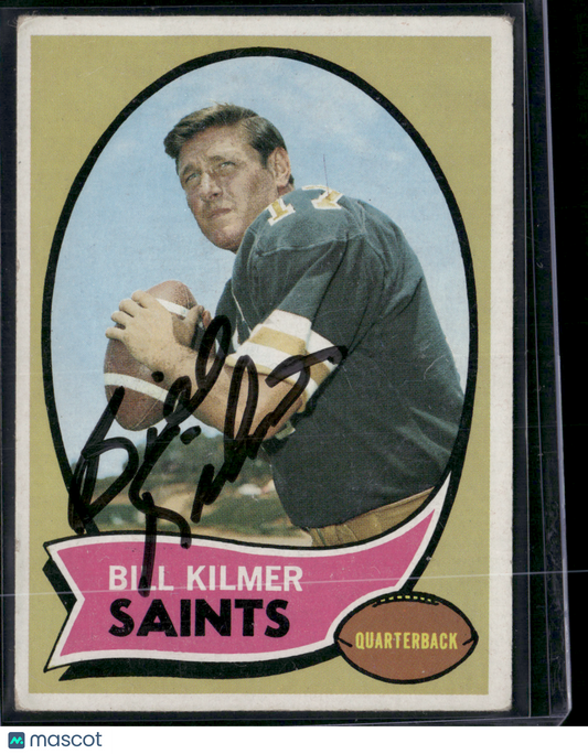 1970 Topps BILL KILMER #166 Autographed Auto not authenticated (VG)