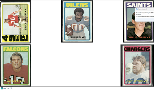 1972 Topps 9 ~ CARDLOT(VG-EX)
