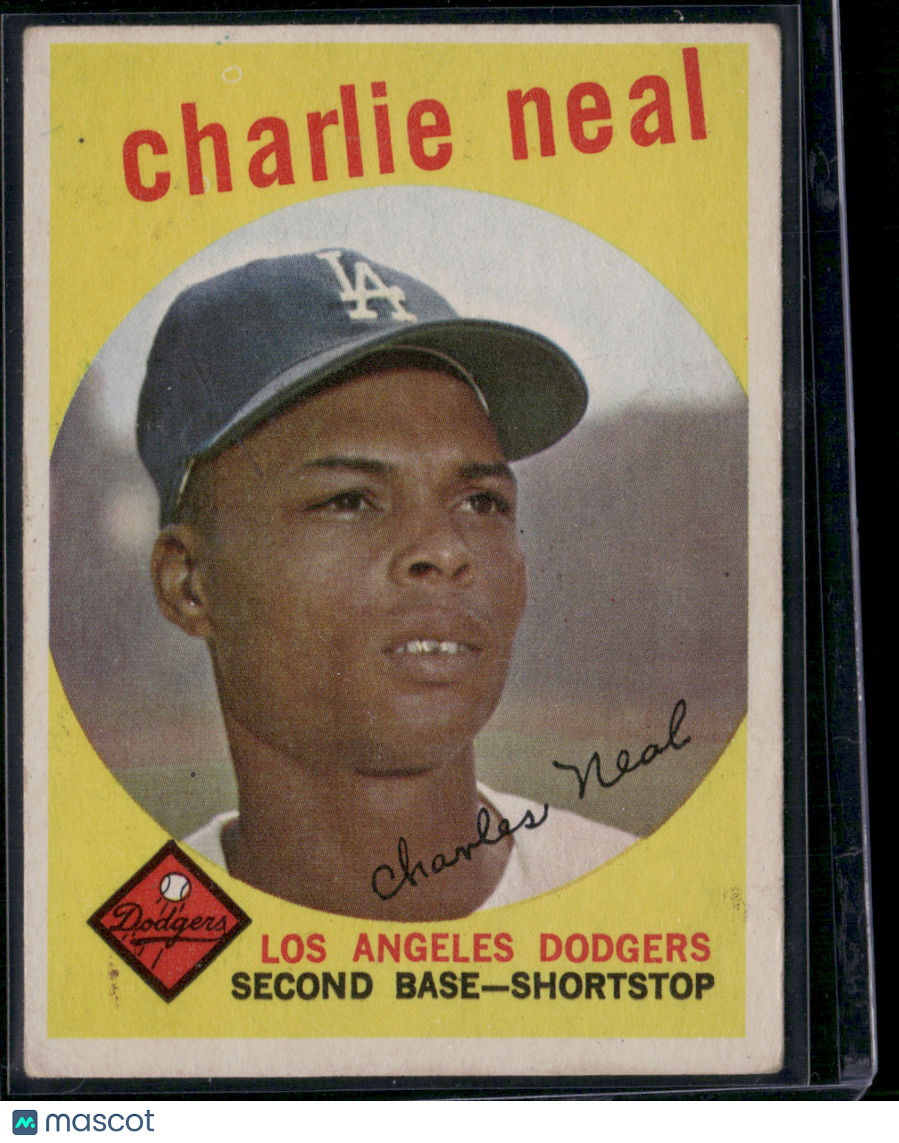 1959 Topps CHARLIE NEAL #427 Grain Raise (VG)
