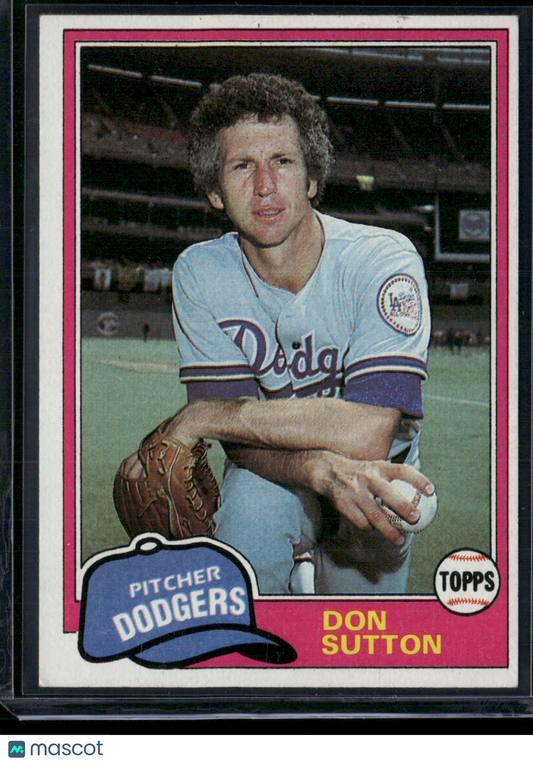 1981 Topps DON SUTTON #605 (VG-EX)