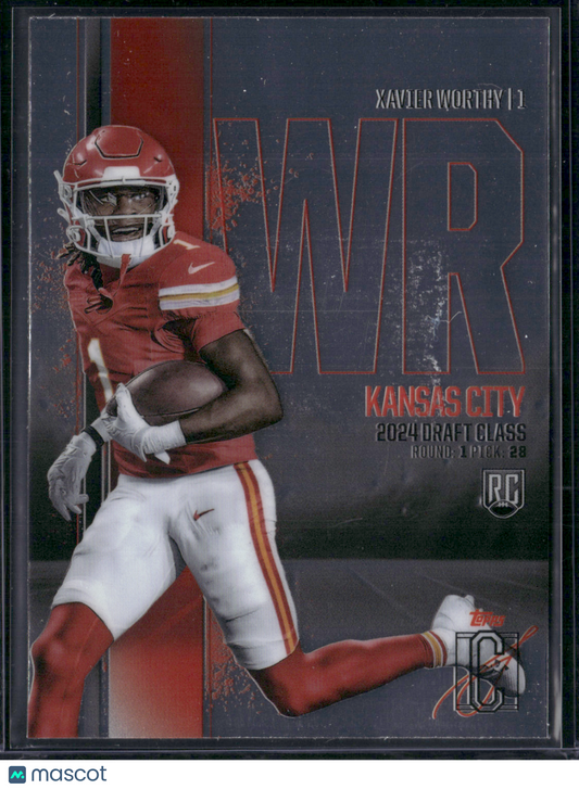 2024 Topps Signature Class XAVIER WORTHY #RCV-65 CHROME Rookie Card RC