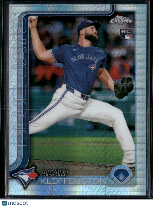 2025 Topps Chrome ADAM KLOFFENSTEIN #47 Geometric Refractor Rookie RC
