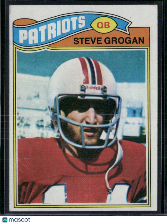 1977 Topps STEVE GROGAN #165 (VG/EX)
