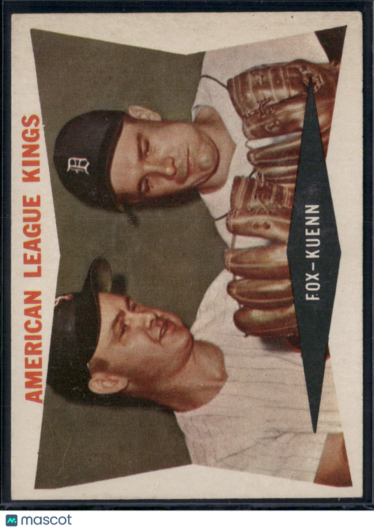 1960 Topps NELLIE FOX/HARVEY KUENN #429 American League Kings
