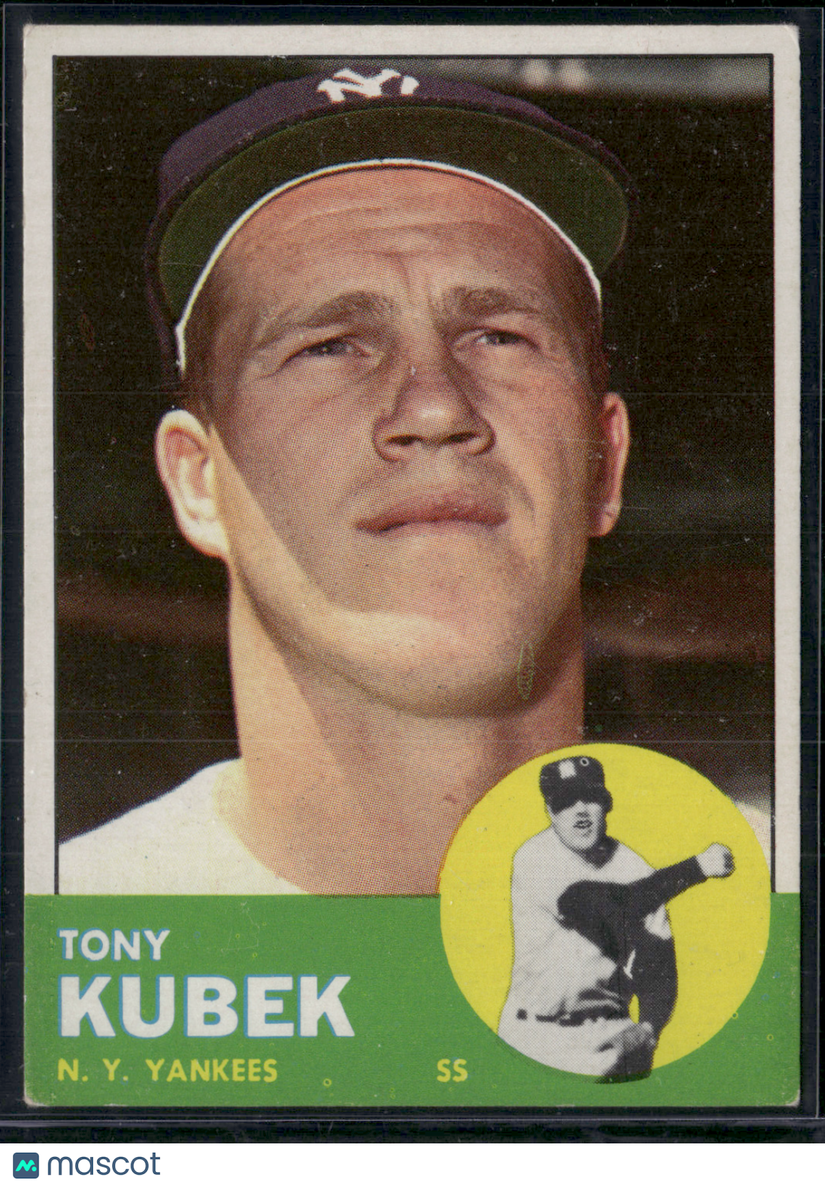1963 Topps TONY KUBEK #20 (VG)
