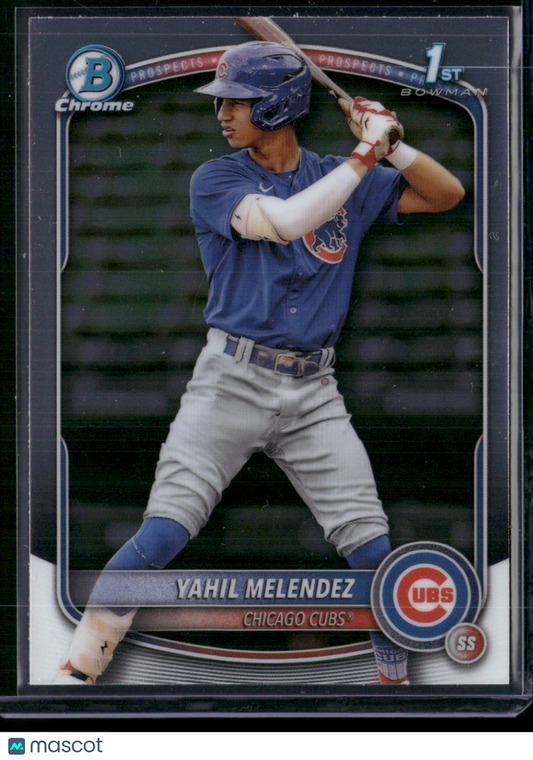 2025 Bowman Chrome YAHIL MELENDEZ #BCP-222 1st Bowman