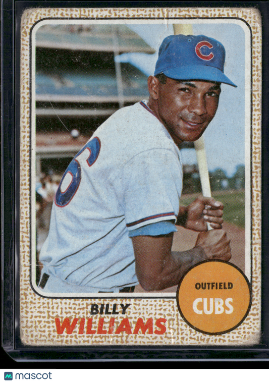1968 Topps BILLY WILLIAMS #37 (Fair - Scratch, Wrinkles, Crease)