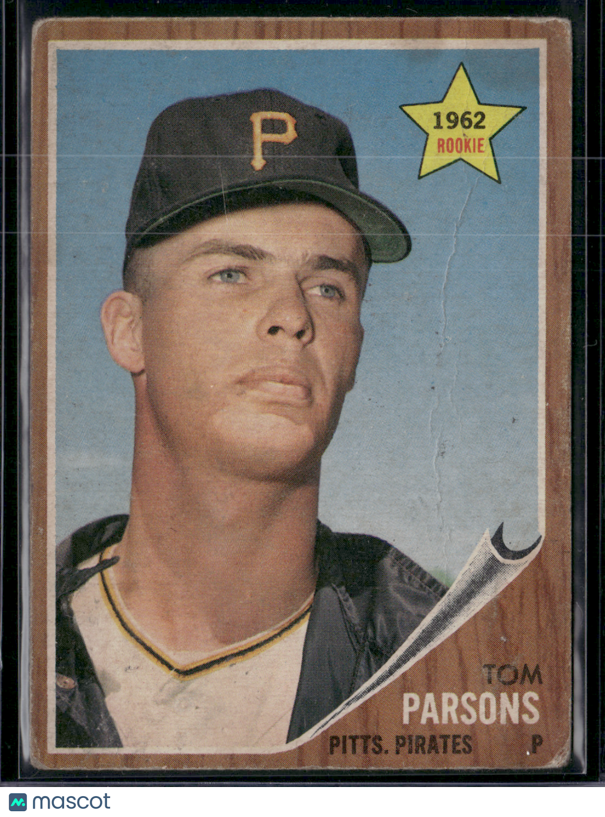1962 Topps TOM PARSONS #326 Rookie Card RC