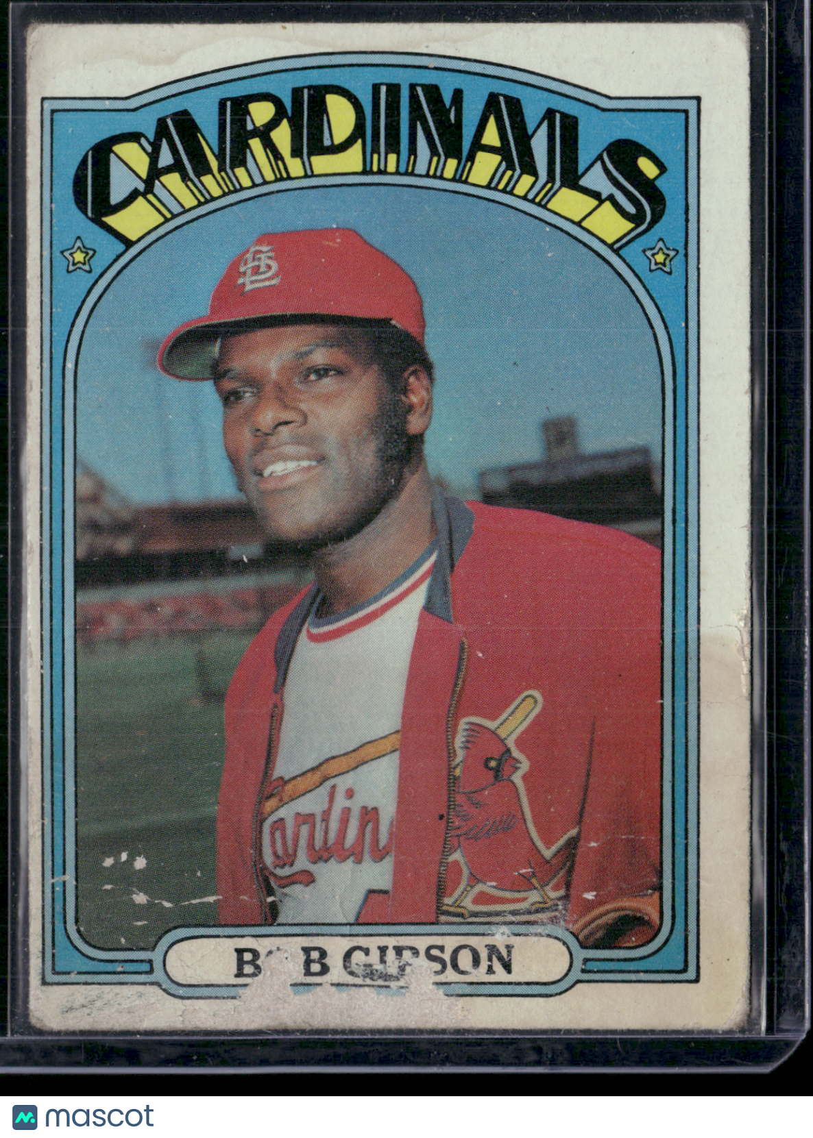 1972 Topps BOB GIBSON #130 (Poor)