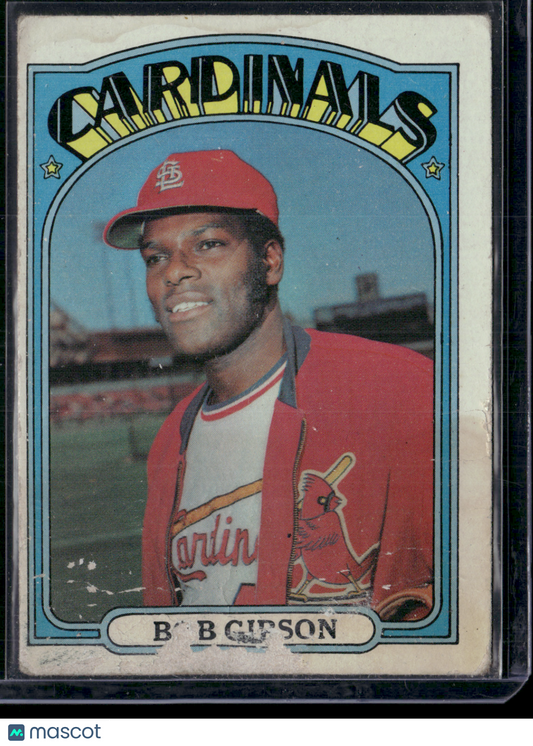 1972 Topps BOB GIBSON #130 (Poor)