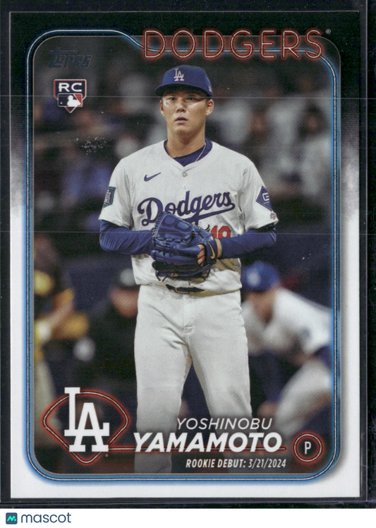 2024 Topps Update YOSHINOBU YAMAMOTO RC #US149 Rookie Debut