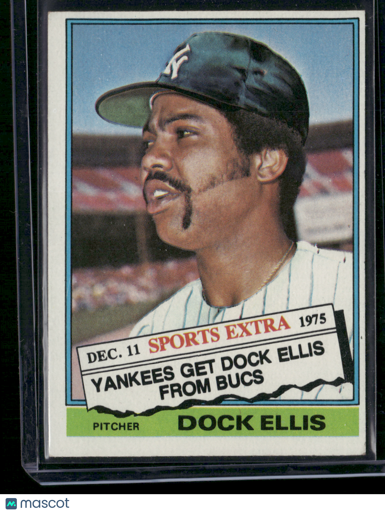 1976 Topps DOCK ELLIS #528T Traded (VG-EX)