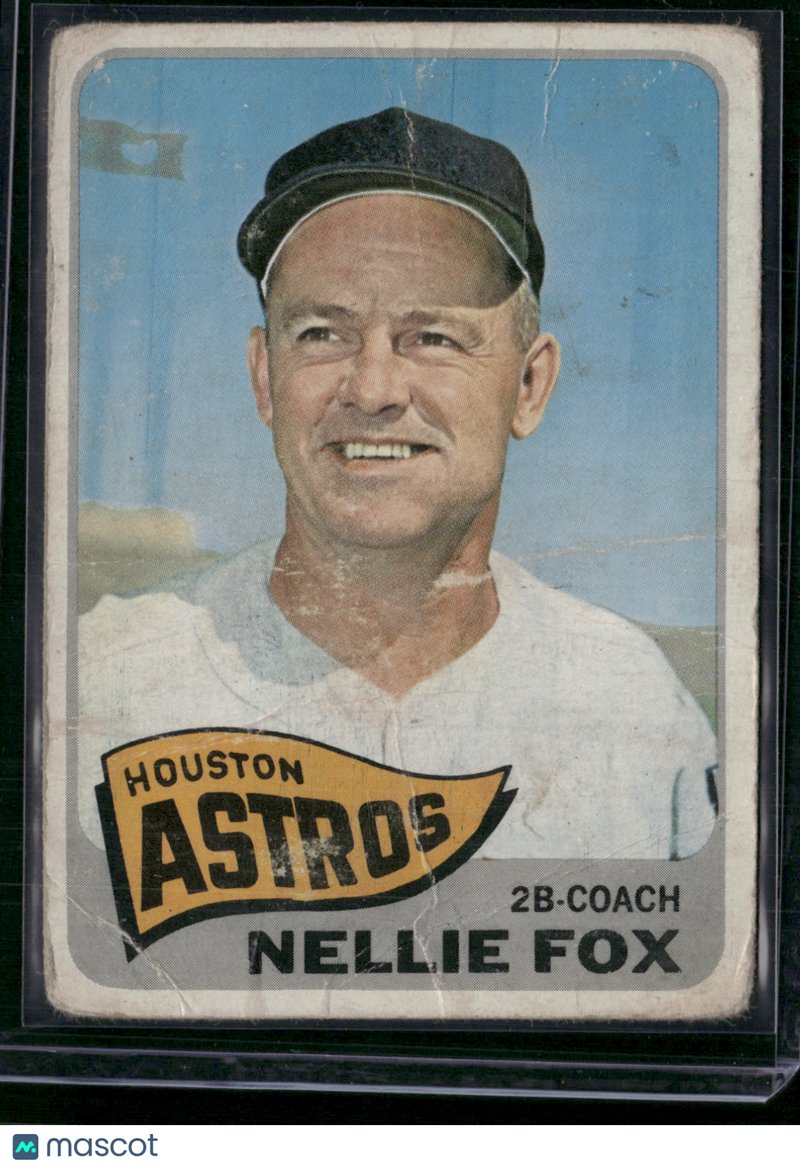 1965 Topps NELLIE FOX #485 Wrinkling (Fair-Good)