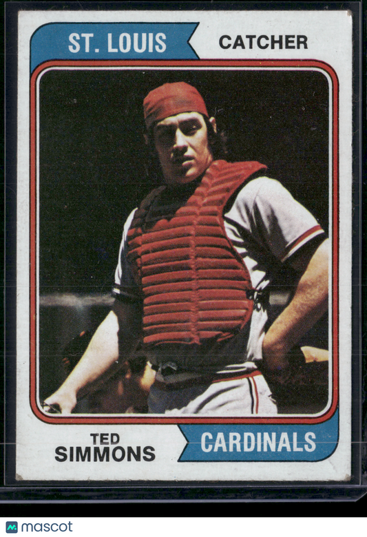 1974 Topps TED SIMMONS #260 (VG-VG/EX)