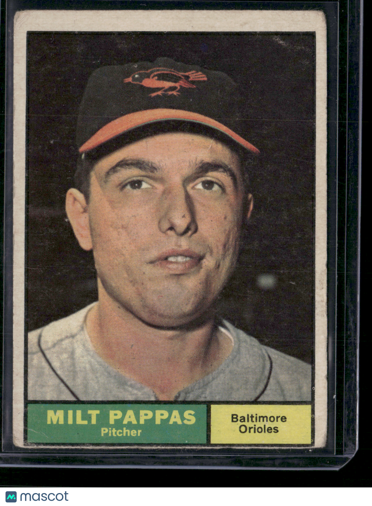 1961 Topps MILT PAPPAS #295 (VG)