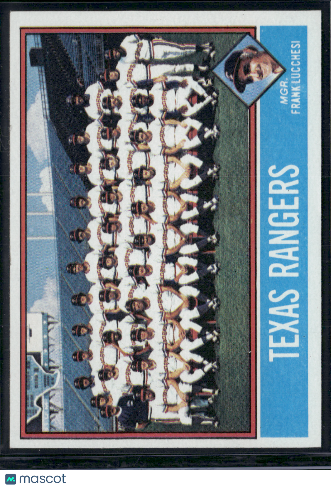 1976 Topps TEXAS RANGERS #172 (EX-EX/MT)