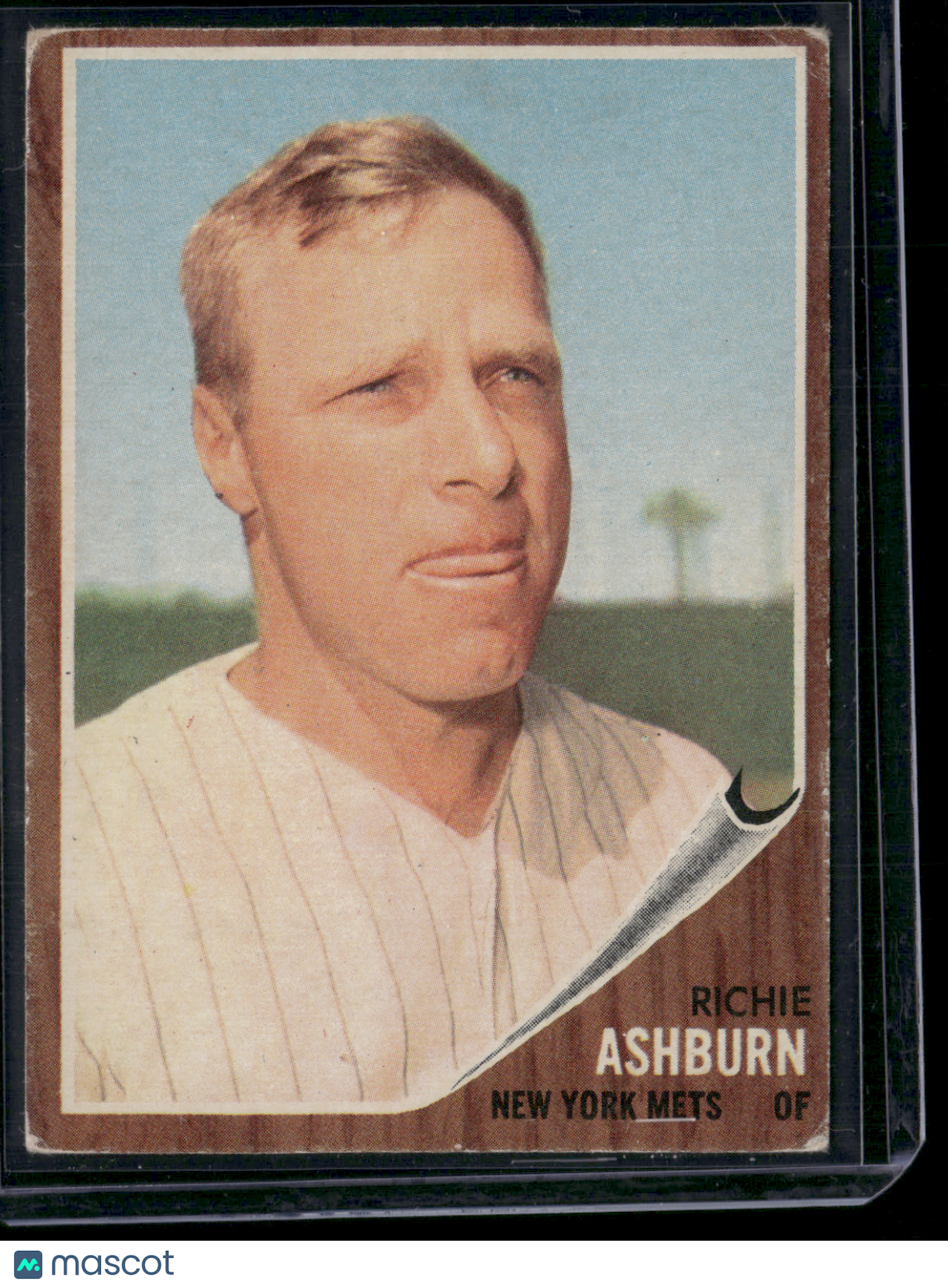 1962 Topps RICHIE ASHBURN #213 (VG-VG/EX)