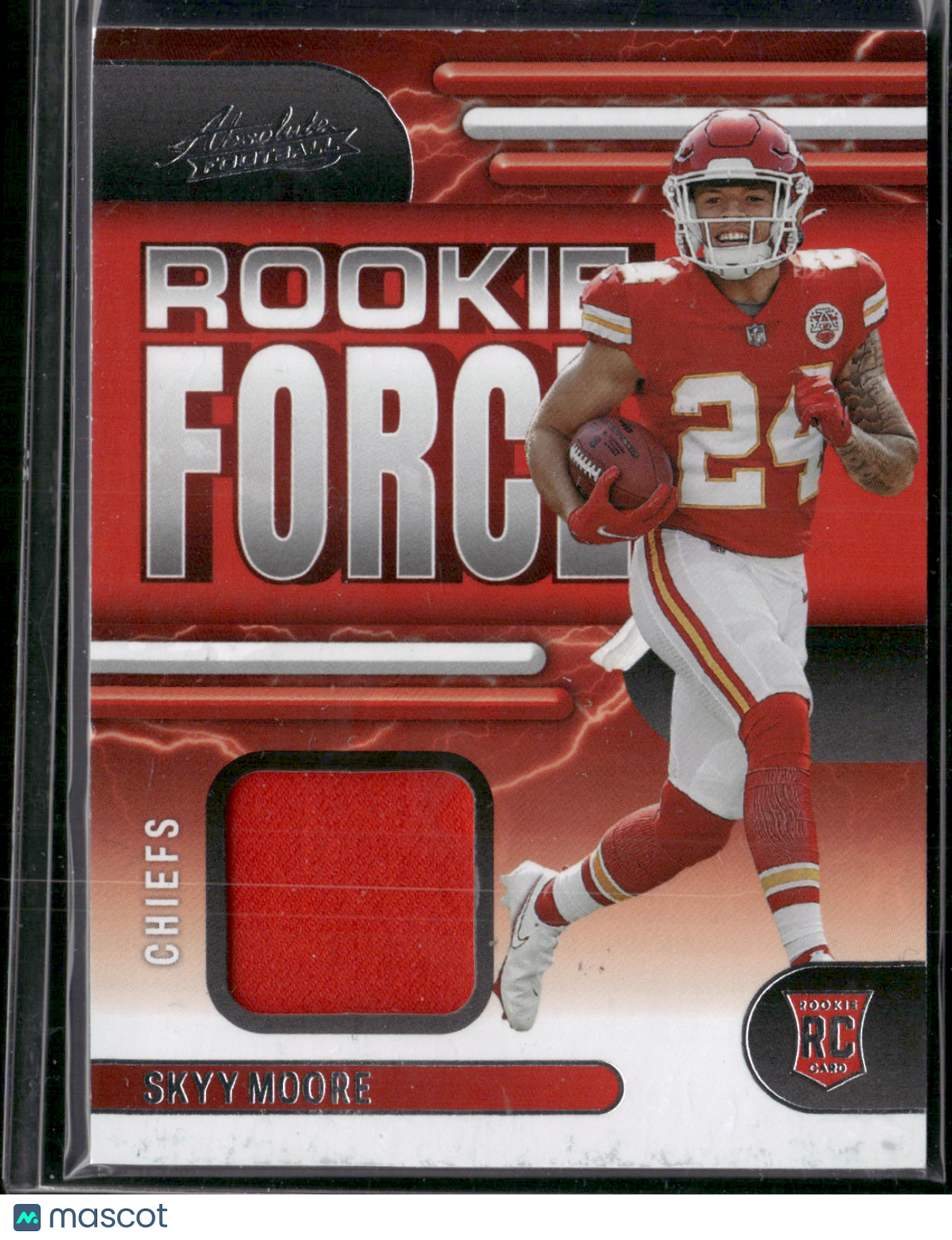 2022 Panini Absolute SKYY MOORE #RF-21 ROOKIE FORCE RELIC Rookie RC