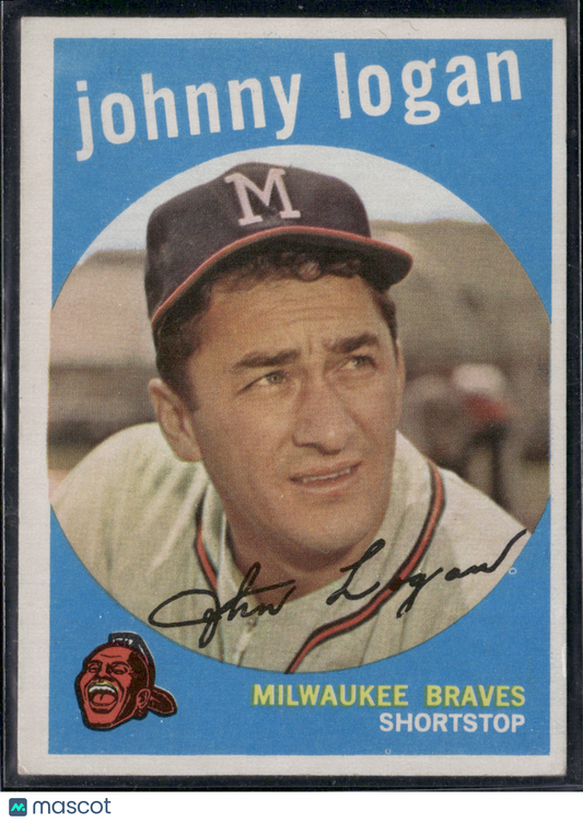 1959 Topps JOHNNY LOGAN #225 (VG)
