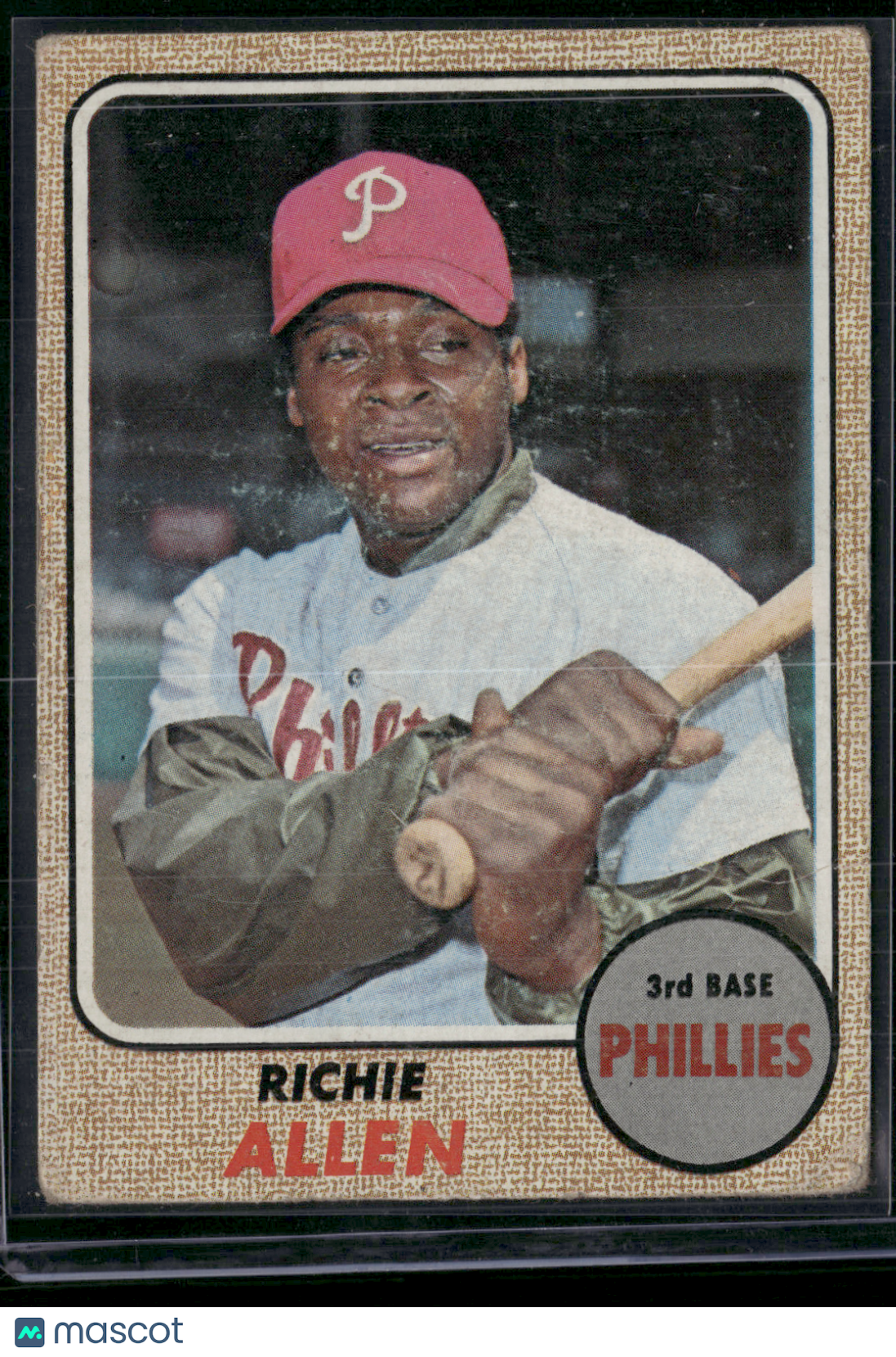 1968 Topps RICHIE ALLEN #225 Toning (VG)