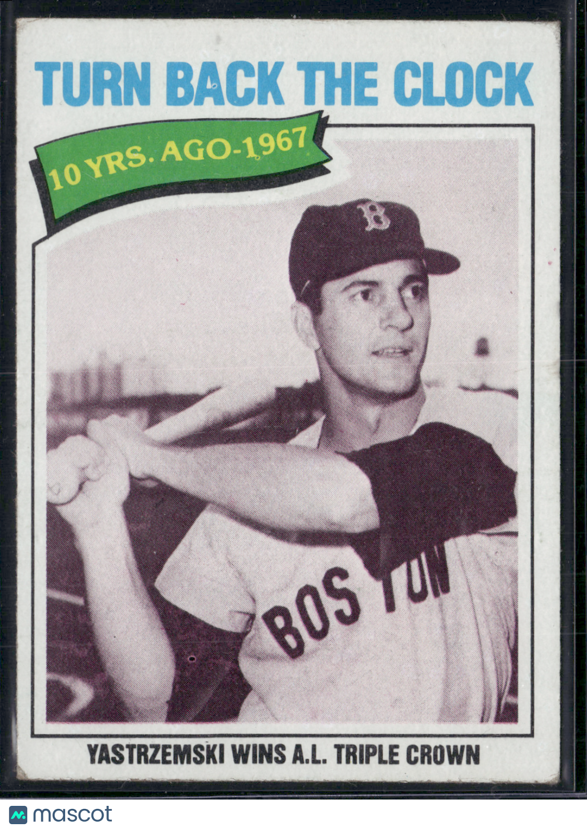1977 Topps CARL YASTRZEMSKI #434 Turn Back The Clock (VG/EX-EX)