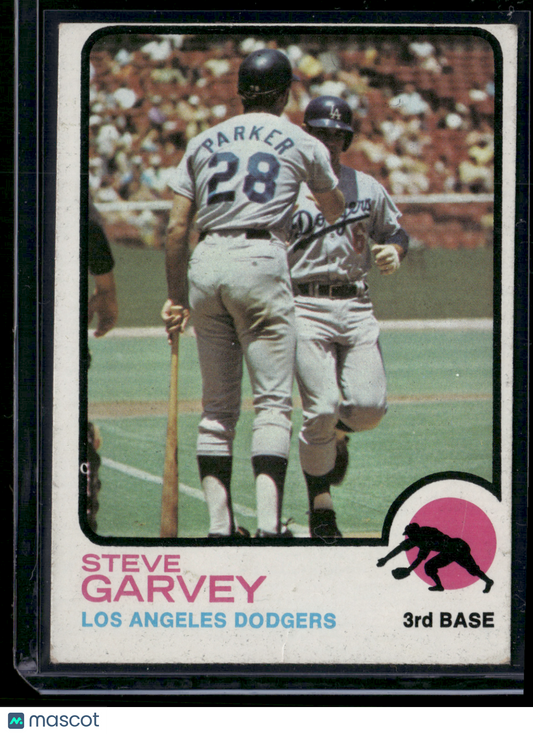 1973 Topps STEVE GARVEY #213 - Wrinkle, Surface dent