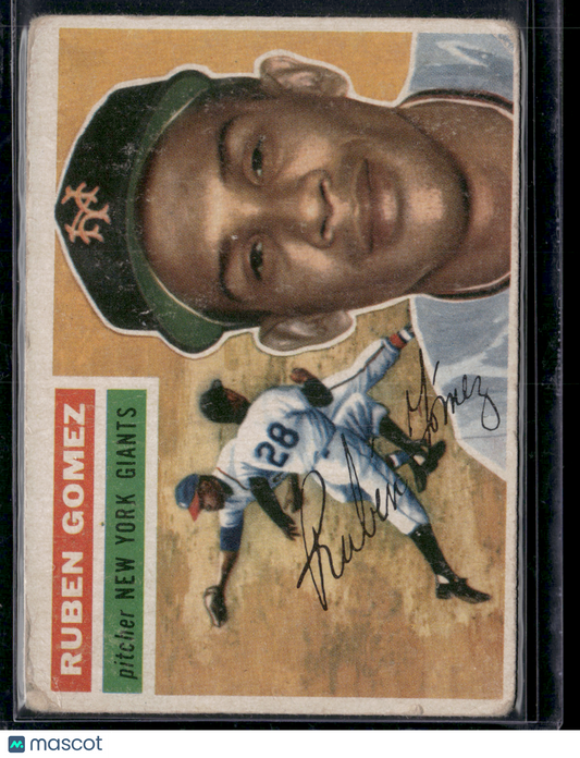 1956 Topps RUBEN GOMEZ #9 Wrinkle