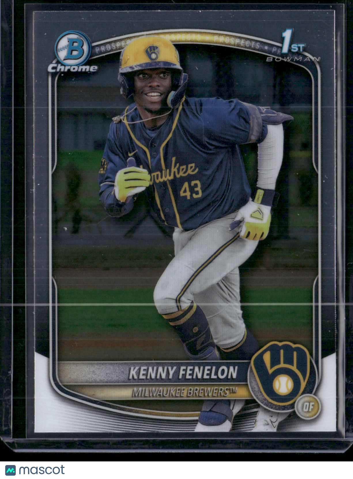 2025 Bowman Chrome KENNY FENELON #BCP-190 Chrome 1st Bowman