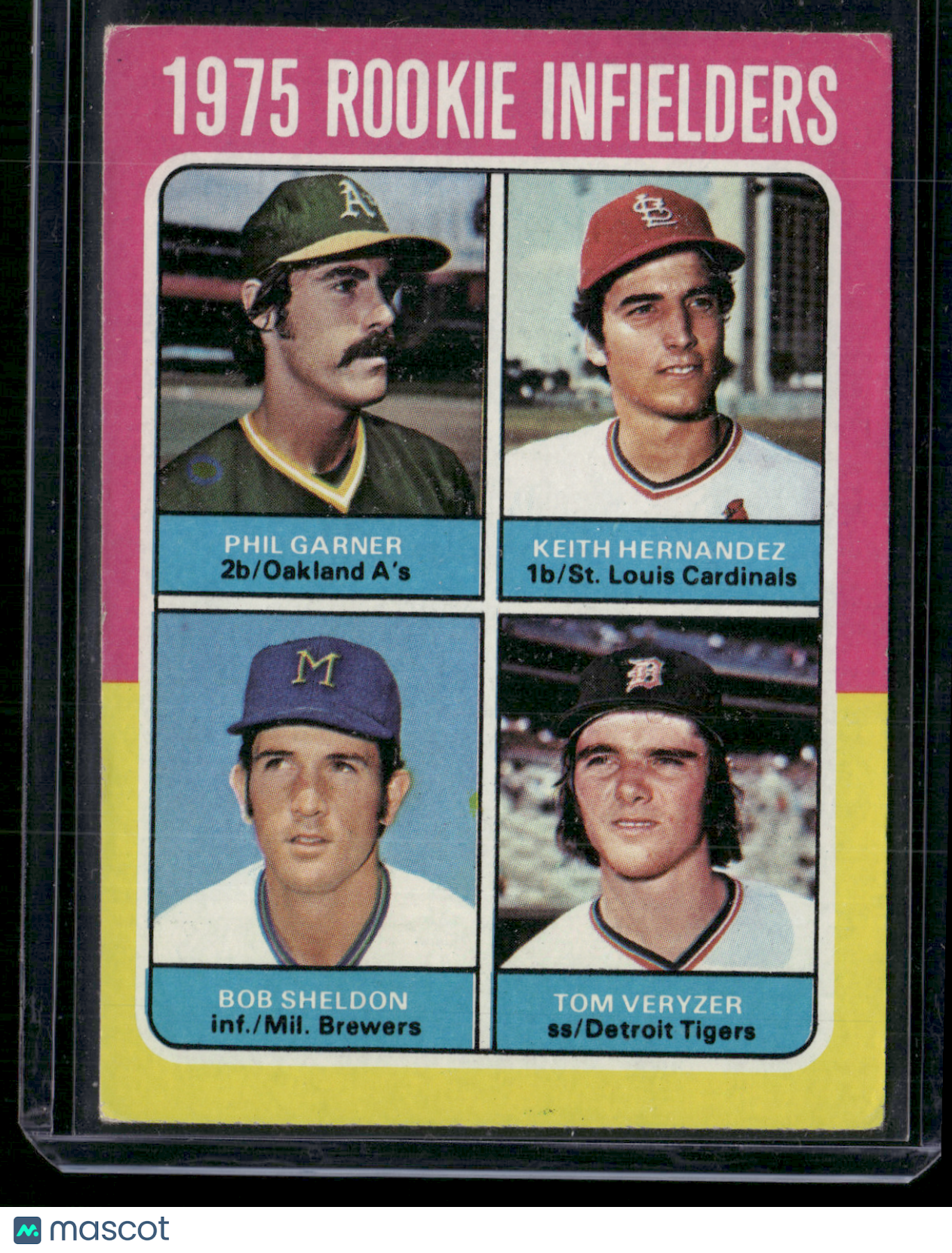 1975 Topps KEITH HERNANDEZ/GARNER/SHELDON/VERYZER #623 75 Rookie Infielders(VG)