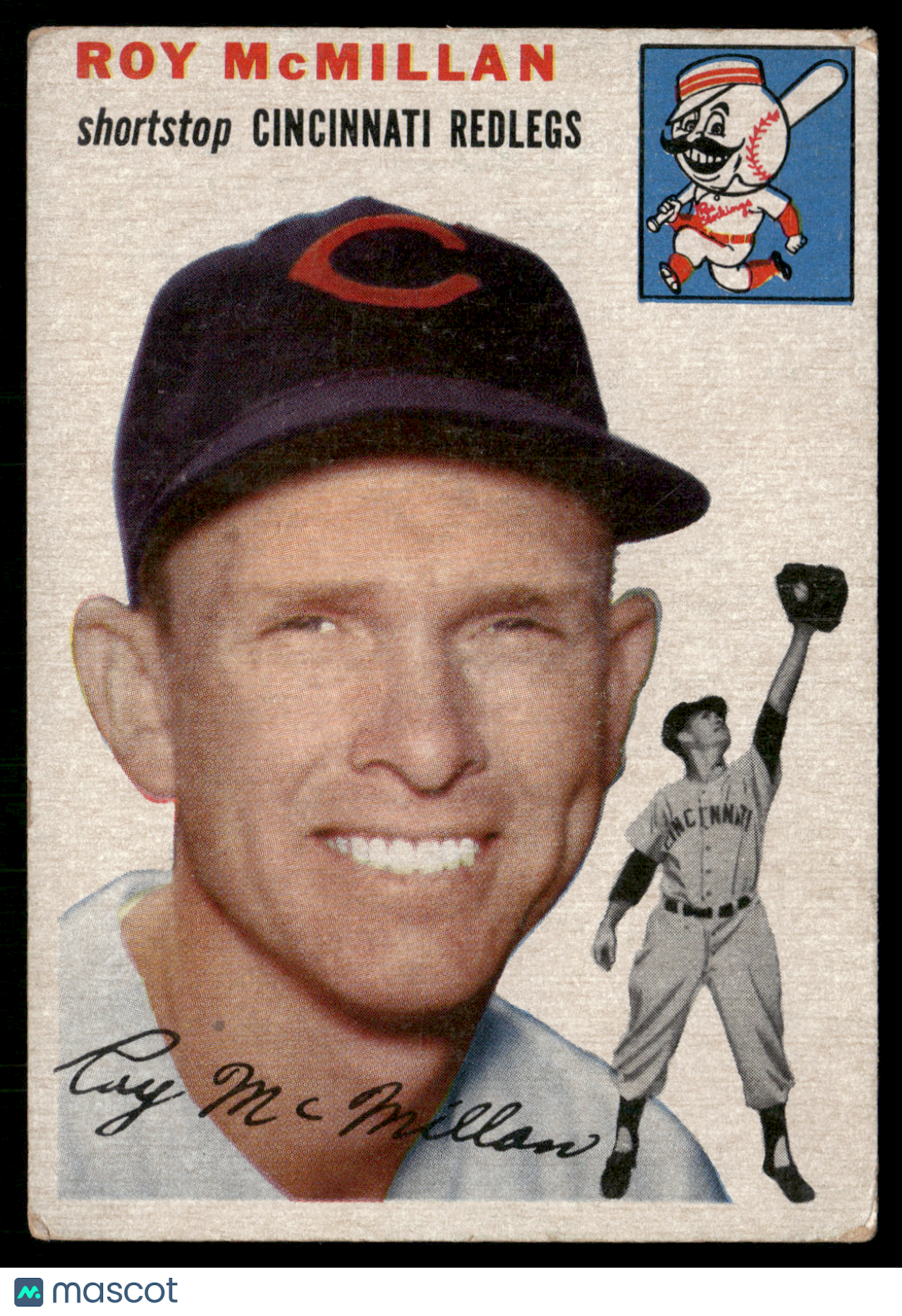 1954 Topps ROY MCMILLAN #120 (VG-VG/EX)