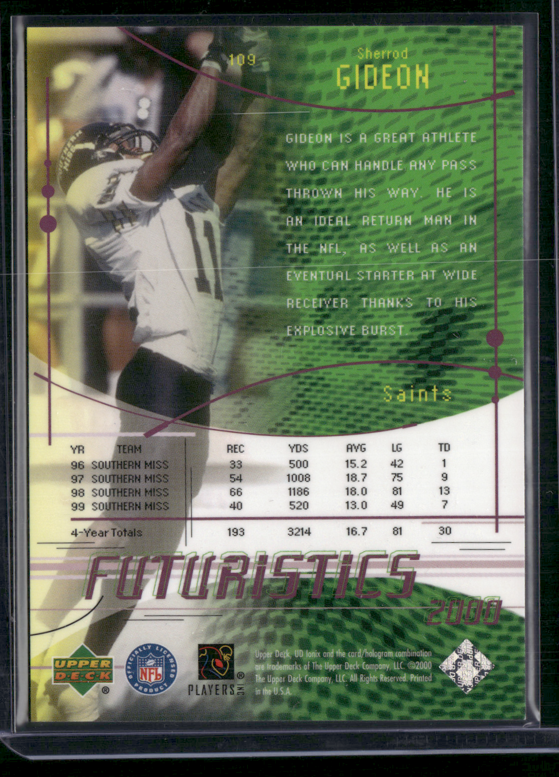 2000 IDNIX SHERROD GIDEON #109 Futuristics 1310/2000 (NM)