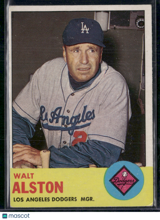 1963 Topps WALT ALSTON #154