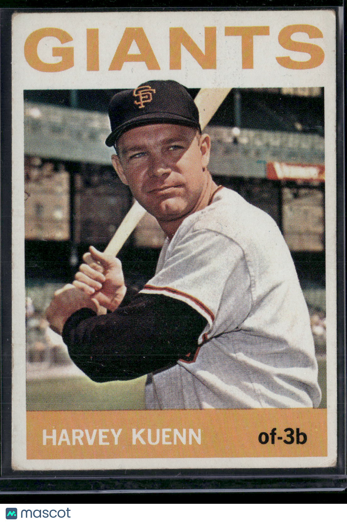 1964 Topps HARVEY KUENN #242 Light Wrinkles (VG-VG/EX)