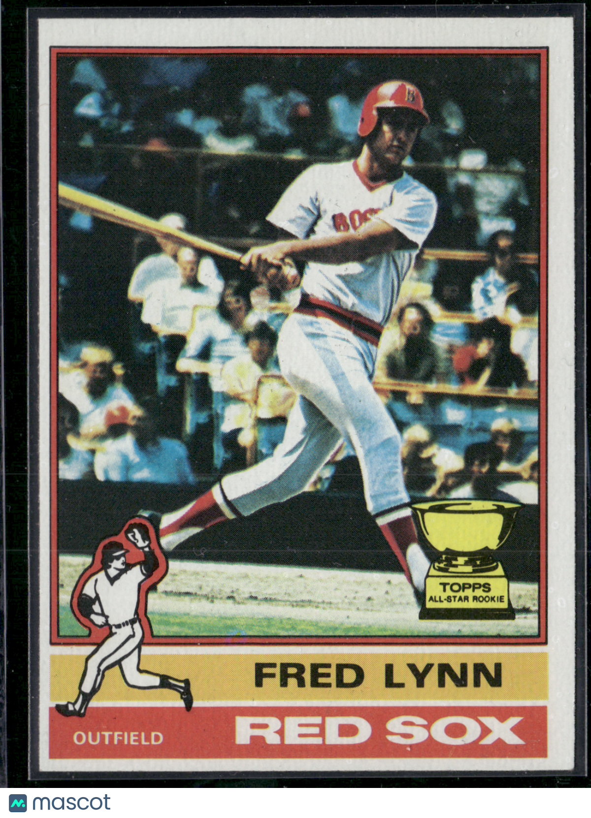1976 Topps FRED LYNN #50 All Star Rookie Cup (VG-Staining on back)