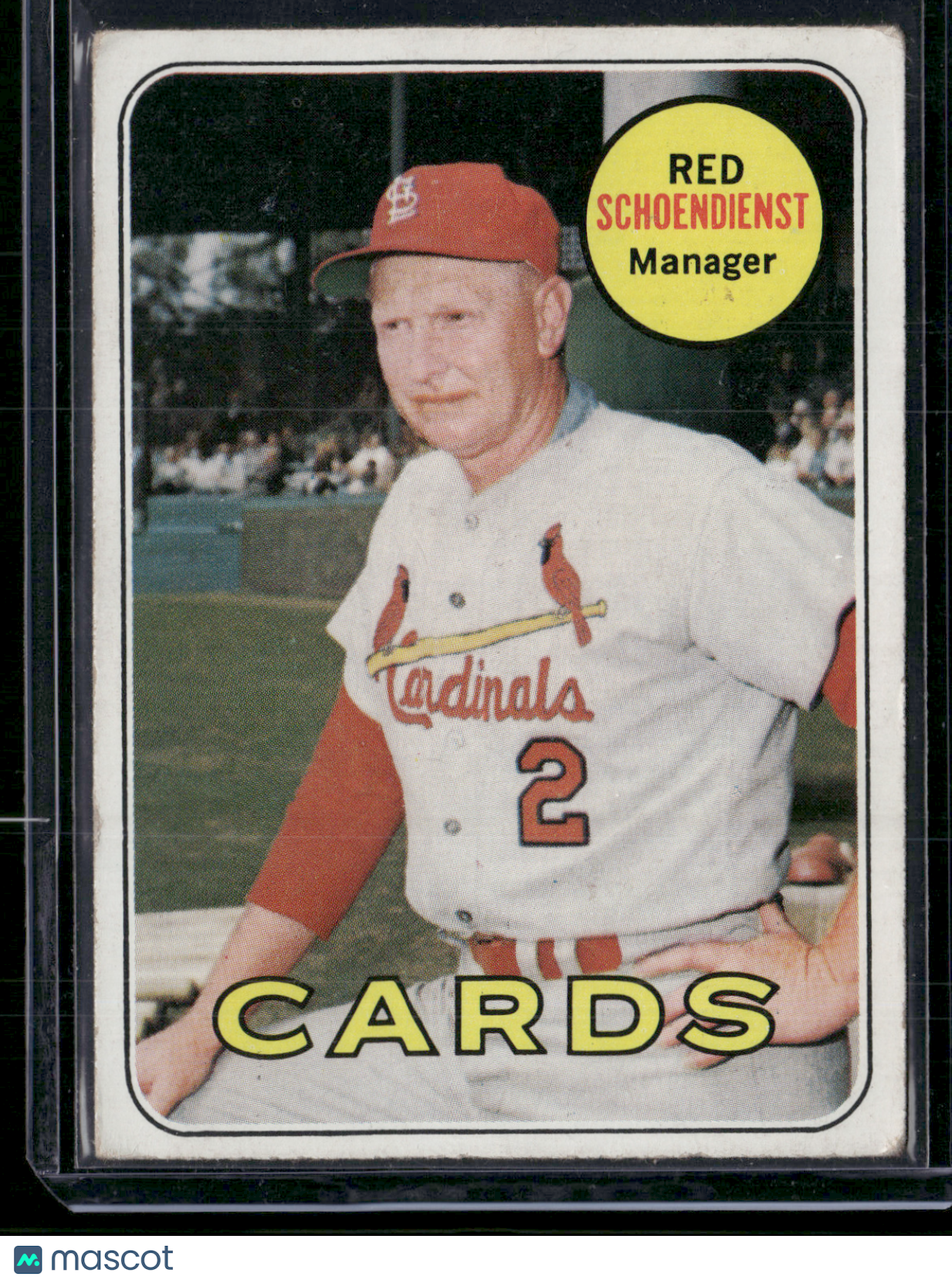 1969 Topps RED SCHOENDIENST #462