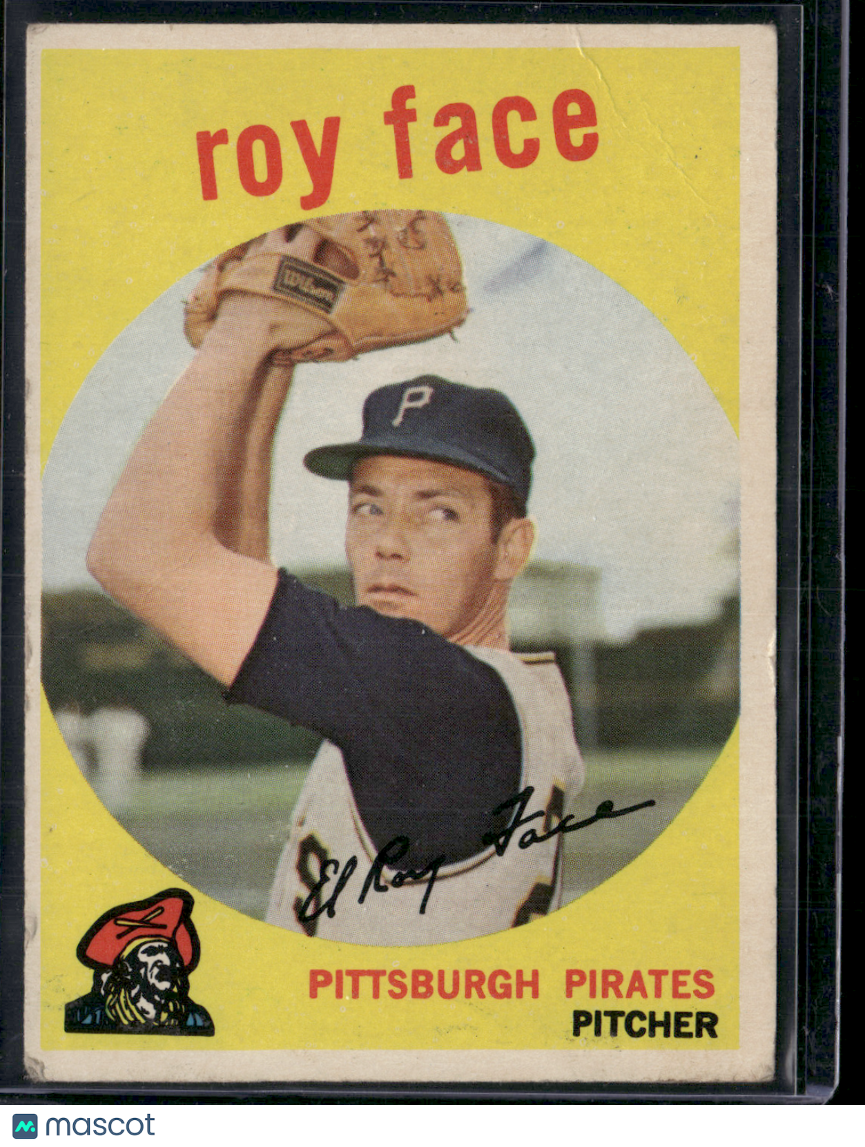 1959 Topps ROY FACE #339 Light Wrinkles (VG-VG/EX)