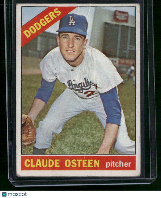 1966 Topps CLAUDE OSTEEN #270 - Surface dent, Creases