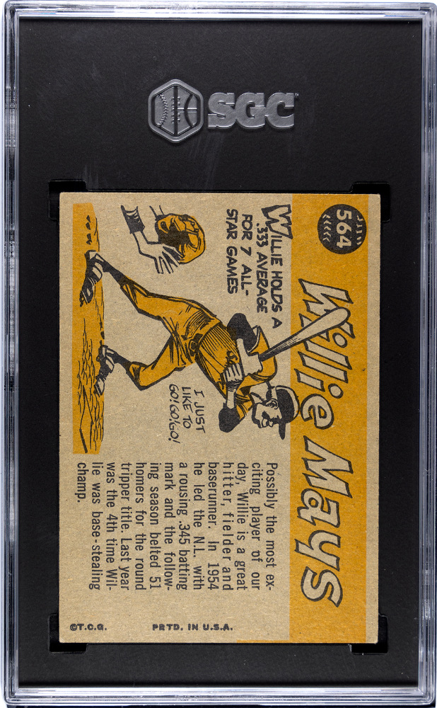 1960 Topps Willie Mays #564 All Star SGC 4
