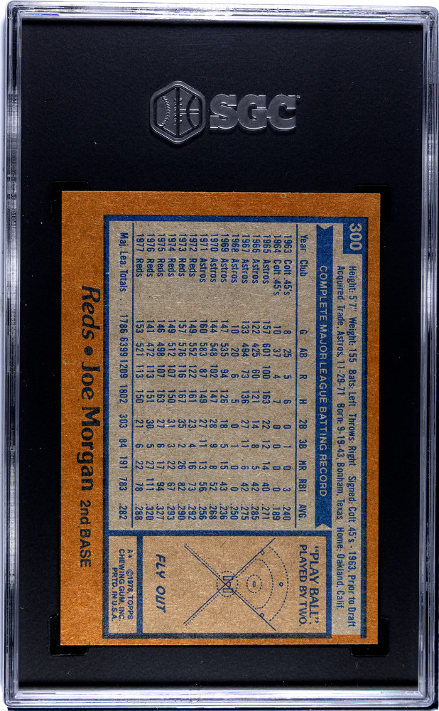 1978 Topps Joe Morgan #300 SGC 6.5
