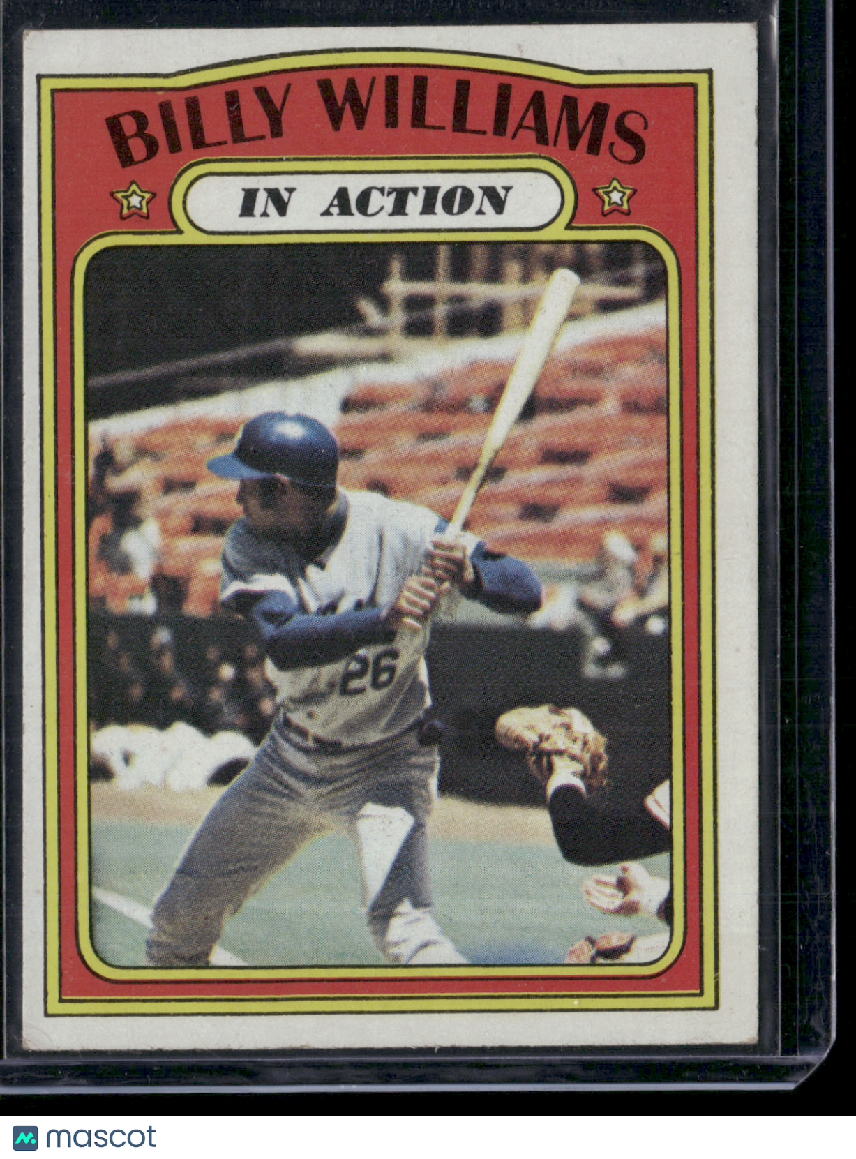 1972 Topps BILLY WILLIAMS #440 IN ACTION