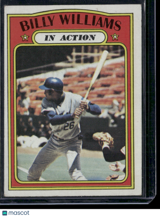 1972 Topps BILLY WILLIAMS #440 IN ACTION