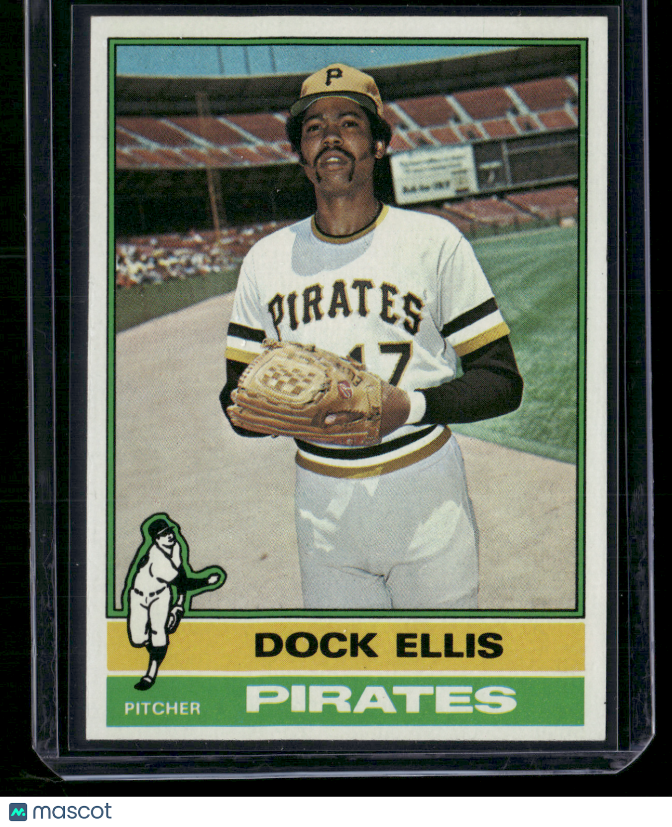 1976 Topps DOCK ELLIS #528 (EX-EX/MT)