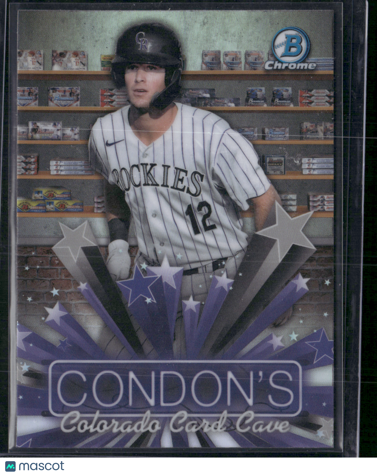 2025 Bowman CHARLIE CONDON #HS-14 Colorado Card Cave Chrome