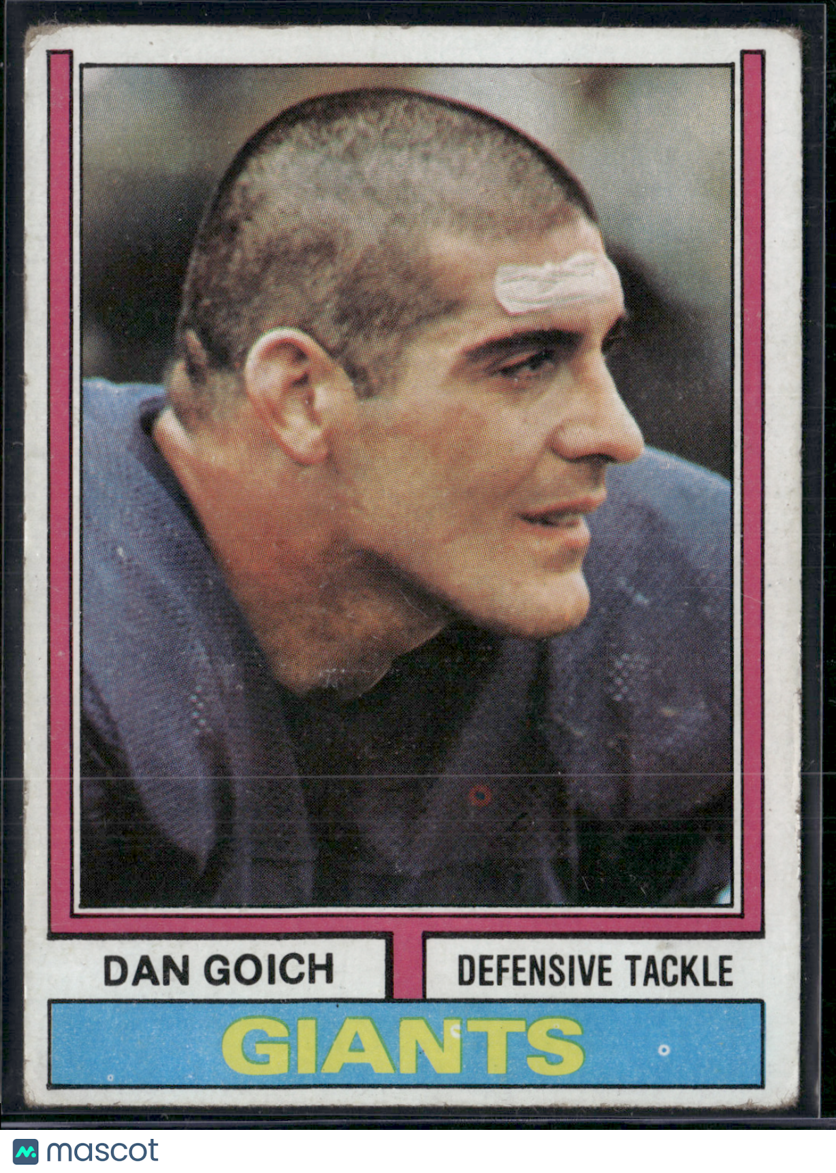 1974 Topps DAN GOICH #102 (VG-VG/EX)