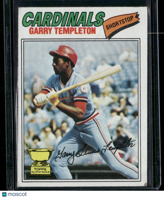 1977 Topps GARY TEMPLETON #161 Corner Crease Crease (Good)