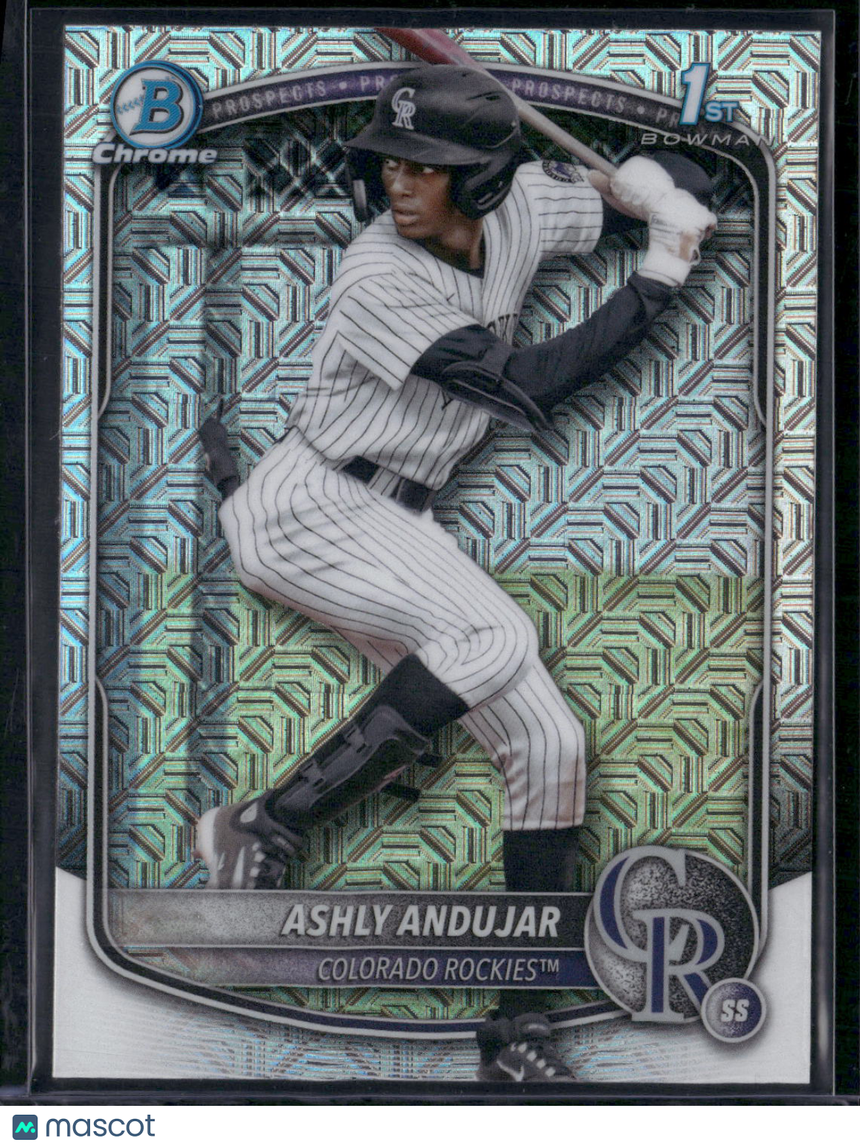2025 Bowman ASHLY ANDUJAR #BCP-20 Chrome Mojo 1st Bowman