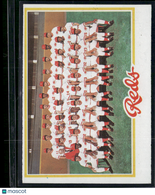 1978 Topps CINCINNATI REDS #526 Edge Chipping (EX)