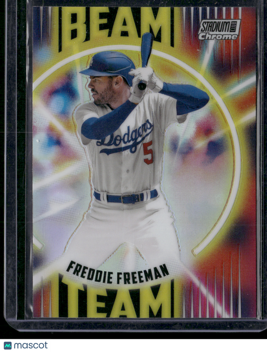 2022 Topps Stadium Club Chrome FREDDIE FREEMAN #BT-16 Beam Team