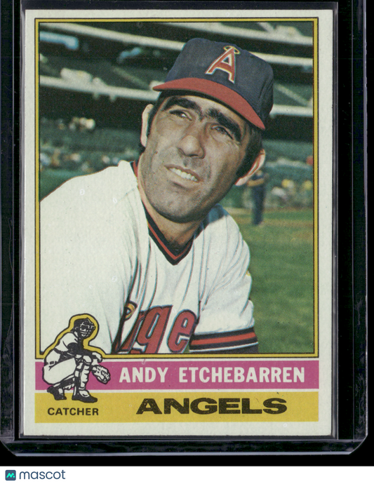 1976 Topps ANDY ETCHEBARREN #129 (VG-Surface dents)